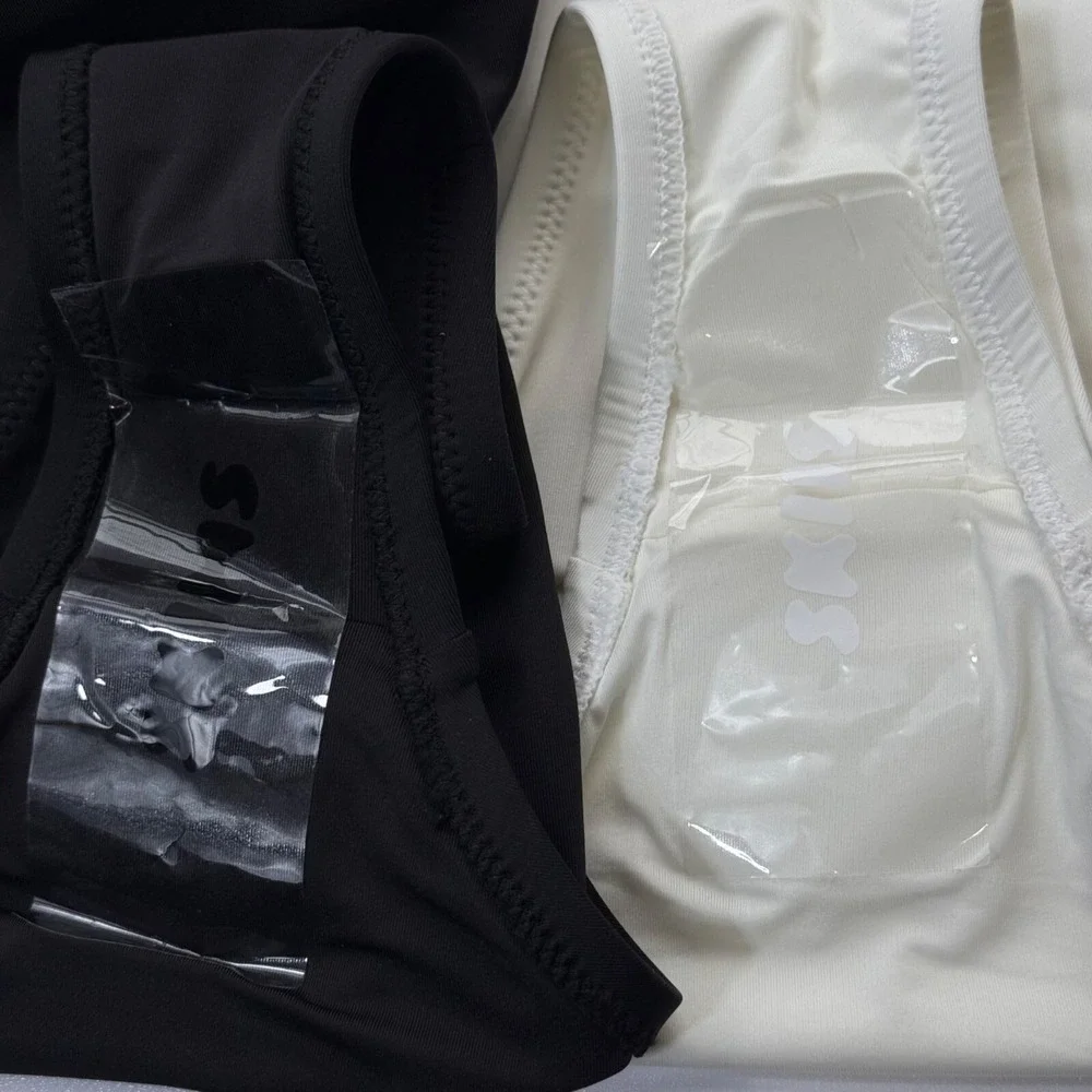 SKIMS Swim Cheeky Tanga Bottoms Lot‎ of 2 Marble Onyx 3X